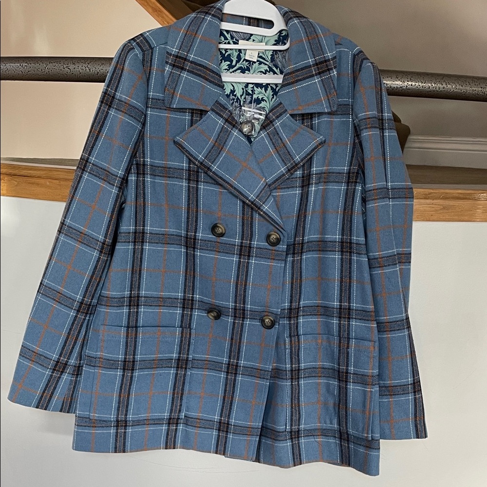 Sundance Women’s Rift Valley Plaid Coat size Large